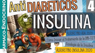 INSULINA Tipos usos ¿Como iniciar el Tratamiento GUIA DIABETES CARE 2020 ANTIDIABETICOS 4 [upl. by Nylodnew]