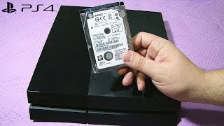 Como trocar o HD do PS4 e reinstalar o sistema do Playstation 4 upgrade PS4 hard drive [upl. by Nahguav821]