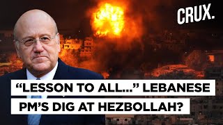 “Stay Out Of Conflicts…” Lebanon’s Govt’s Message Indicates Rift With Hezbollah As IDF Pounds Beirut [upl. by Aenej]