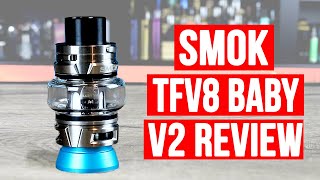 Smok TFV8 Baby V2 Sub Ohm Tank Review ✌️🚭 [upl. by Ecirtac]