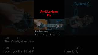 Avril Lavigne  Fly Guitar Chords Lyrics shorts [upl. by Ferrick541]