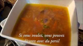 Soupe aux légumes et au poulet Soupe chinoise à ma façon [upl. by Mert]