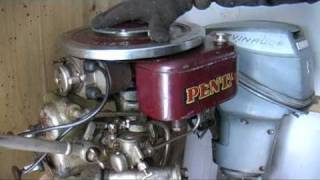 Old Outboard Motors  Penta and Johnson KL40 [upl. by Gnot908]