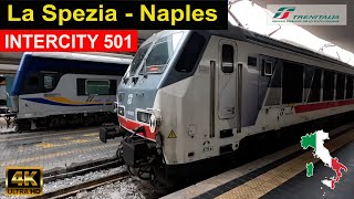 🇮🇹 Travelling along the Italian Coast from La Spezia to Naples on Intercity Train in Standard Class [upl. by Denton]