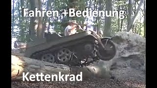 Kettenkrad NSU HK 101 Beschreibung Fahren  subtitel in English [upl. by Sara]