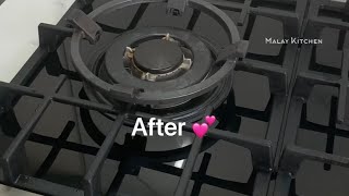 Cleaning Lebensstil Kollektion Built In 5 Burners Gas Hob LKGH8105G With Kitchen Cloth Norwex [upl. by Assennej]