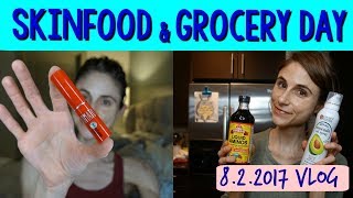 Vlog SMOOTHIE GROCERY DAY SKINFOODS TOMATO JELLY 🍌🛍💄 [upl. by Eugenio880]