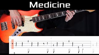 Medicine Harry Styles  Bass Cover WITH TABS [upl. by Pudendas737]