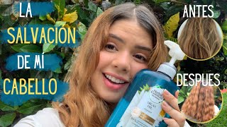 ¡COMO RECUPERE MI CABELLO menos frizz y más suavidad  REVIEW DE HERBAL ESSENCES BIO RENEW [upl. by Brown]