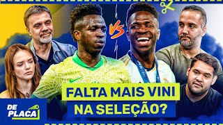 VINÍCIUS JUNIOR ESTÁ DEVENDO NA SELEÇÃO BRASILEIRA quotA PRESSÃO DO VINI NA SELEÇÃO É BEM MAIORquot [upl. by Conias694]