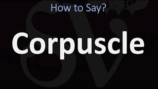 How to Pronounce Corpuscle CORRECTLY [upl. by Spence]