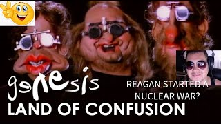 Genesis  Land Of Confusion Reaction amp Analysis [upl. by Attoynek]