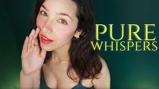 ASMR Pure Close Breathy Whispers In Your Ears with face touching [upl. by Asereht]