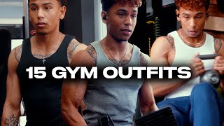 How I Dress for the Gym as a Guy 15 Aesthetic Gym Outfit Ideas [upl. by Sedecram]