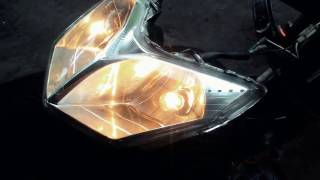 Cara Modif lampu supra x 125 menyala tidak lagi mengikuti spull [upl. by Ballman]