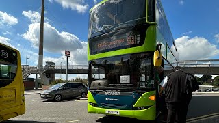 Transpora bus Scania N230UD Omnicity ex RATP Dev London on Aylesbury rail rep [upl. by Aleciram302]