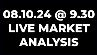 081024  930 LIVE MARKET ANALYSIS live liveanalysis sharemarket nifty banknifty [upl. by Anna-Maria]