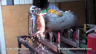 Cutting Torch 3 of 3 Oxy Acetylene Torch Holder  Pipe Rolling System [upl. by Brandice540]