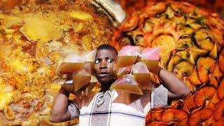 Uganda 🇺🇬popular pineapple peel street drink how to make munanansi cooking recipe [upl. by Sandeep693]