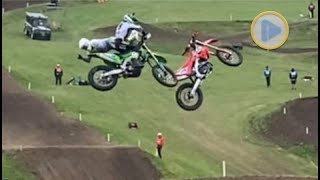 BIG CRASH Henry Jacobi in Matterley Basin  GP da Inglaterra [upl. by Nivad]