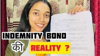 Indemnity Bond kya hota hai Indemnity bond kaise bhare  RRB PO Indemnity bond [upl. by Avelin]