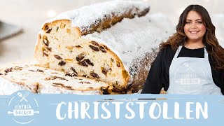 CHRISTSTOLLEN 🎄 Weihnachtsstollen  Dresdner Stollen  Einfach Backen [upl. by Aihsila]