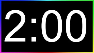 Minuteur 2min ALARME🚨 Compte à Rebours 2 Minutes Minuterie 2 MinutesDécompte 2min [upl. by Eitsrik366]