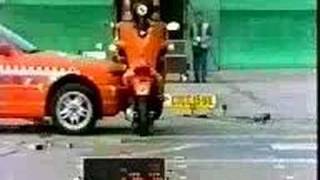 BMW C1 Crash Test  Side Impact [upl. by Jarv]