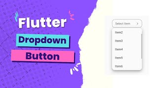 Flutter DropdownButton Widget for Beginners StepbyStep Guide [upl. by Asiled]