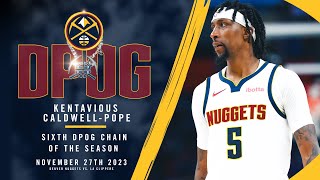 Kentavious CaldwellPope Earns Another DPOG Chain ⛓ [upl. by Eelrebma]