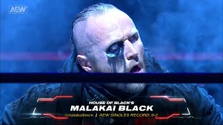 Malakai Black Entrance  AEW Collision February 24 2024 [upl. by Nitsruk379]