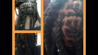 How to do rope twist on locs [upl. by Tonkin]