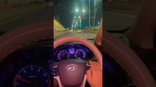 Verna Fluidic Night Driving Status  Car Status  Verna Status [upl. by Eintirb]