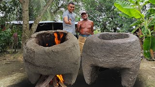 ✅Abuelo enseña a hacer el FOGÓN ANCESTRAL DE COMEJÉN tradicional ❤ [upl. by Nelubez711]