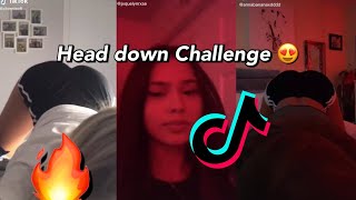 Head down show back challenge tiktok compilation [upl. by Aicella]