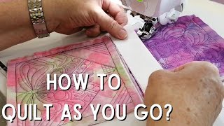 How To Quilt As You Go  Martyn Smith [upl. by Anelav691]