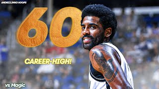 Kyrie Irving CAREERHIGH 60 POINTS vs Magic ● Full Highlights ● 150322 ● 1080P 60FPS [upl. by Clio136]