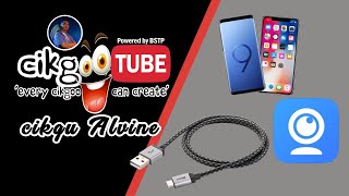 How to connect smartphone to iVcam using USB cable Malay [upl. by Torto]