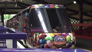 Alton Towers Monorail Alton Towers Theme Park [upl. by Akimad]