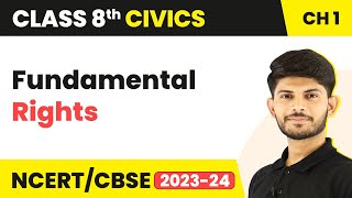 Fundamental Rights  The Indian Constitution  Class 8 Civics Chapter 1 [upl. by Laney]