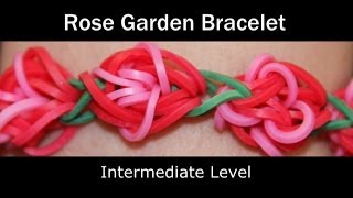 Rainbow Loom® Rose Garden Bracelet [upl. by Gordan]