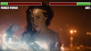 Wonder Woman vs Ares WITH HEALTHBARS  Final Battle  HD  Wonder Woman [upl. by Loella]