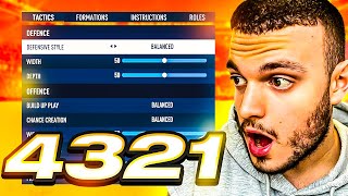 4321 Broke Fifa 23 🚨🚨 Best Fifa Meta Custom Tactics 😍😍 [upl. by Nollahs]