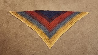 The TopDown C2C Shawl  Crochet Tutorial [upl. by Wadlinger]