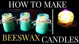 How To Make Homemade Beeswax Candles  Natural Home  Jacqueline Wheeler [upl. by Illona]