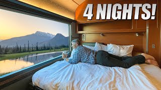 FIRST CLASS TRAIN Across Canada 🇨🇦 4 Nights 97 Hours [upl. by Inobe]