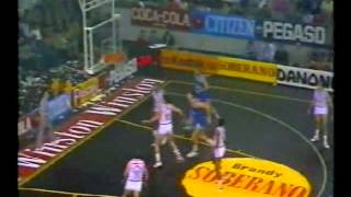 Drazen Petrovic 49pts10asts vs Real Madrid 1986 Euroleague [upl. by Ennagrom]