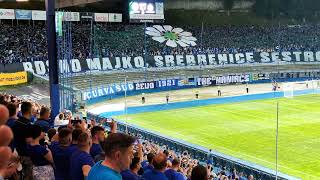 BOSNO MAJKO SREBRENICE SESTRO MANIJACI  FK ŽELJEZNIČAR 22 DINAMO MINSK UefaConfLeague ŽELJO [upl. by Lacsap537]