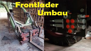 Hydraulische Gerätebetätigung Eigenbau  Teil 1  Baas Frontlader  DIY  Fendt Farmer 4s [upl. by Elenaj]