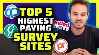 5 Best Paid Survey Sites For 2023 Start Earning Fast [upl. by Baudoin]